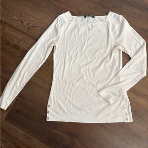 Lauren Ralph Lauren white Long Sleeve Top